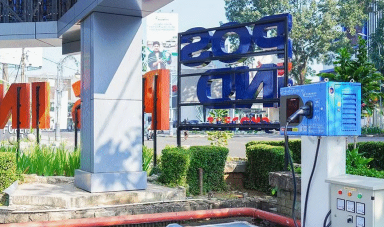 kantor pos jadi isi mobil listrik