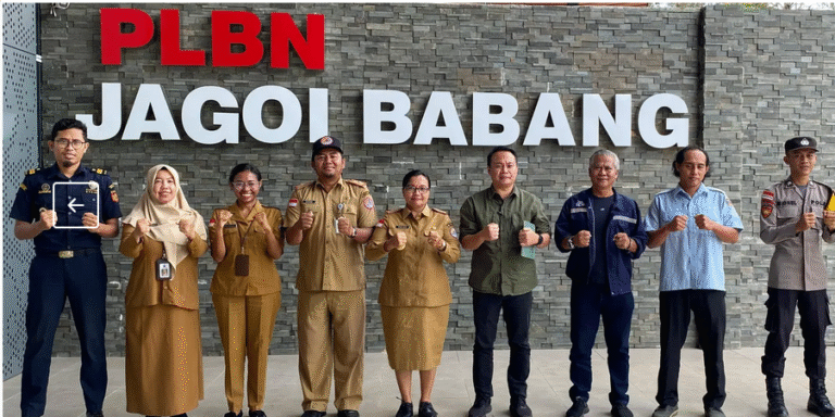PLBN Jagoi Babang Perkuat Sinergi dengan Border Serikin melalui Pertemuan Koordinasi