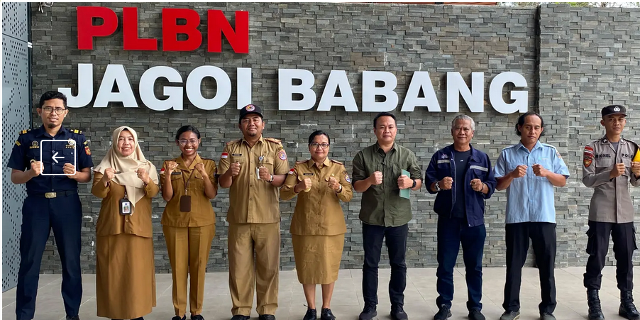 PLBN Jagoi Babang Perkuat Sinergi dengan Border Serikin melalui Pertemuan Koordinasi