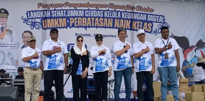 PLBN Sebatik Fasilitasi PKU Akbar PNM dan Pekan Literasi Akbar Bank Indonesia Dukung UMKM